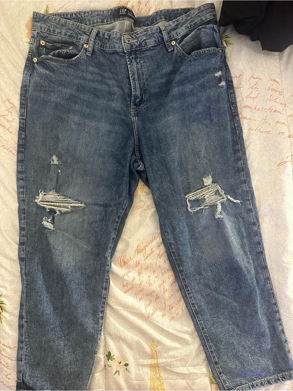 GAP Universal Slim Boyfriend Jeans Blue Jeans Waist 16/33R